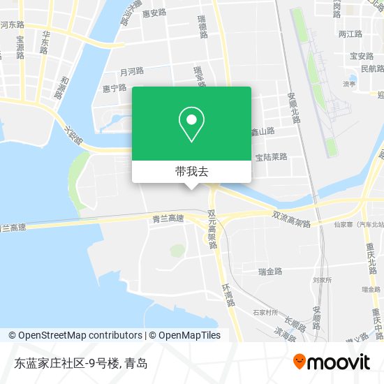 东蓝家庄社区-9号楼地图