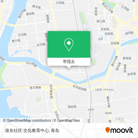 港东社区-文化教育中心地图