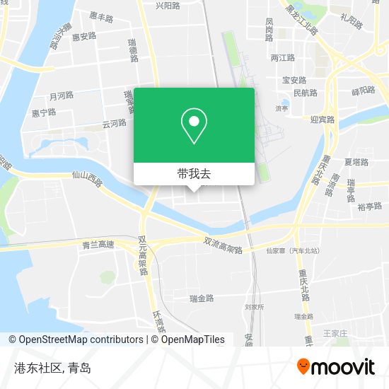 港东社区地图