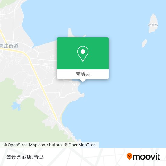 鑫景园酒店地图