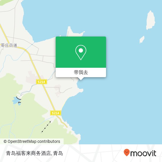 青岛福客来商务酒店地图