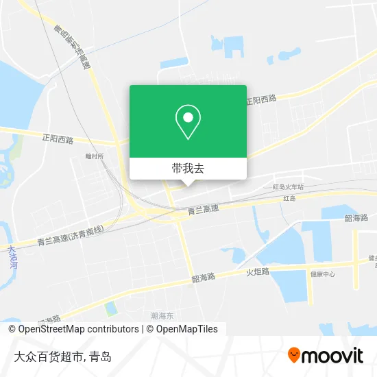 大众百货超市地图