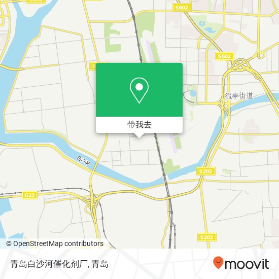 青岛白沙河催化剂厂地图