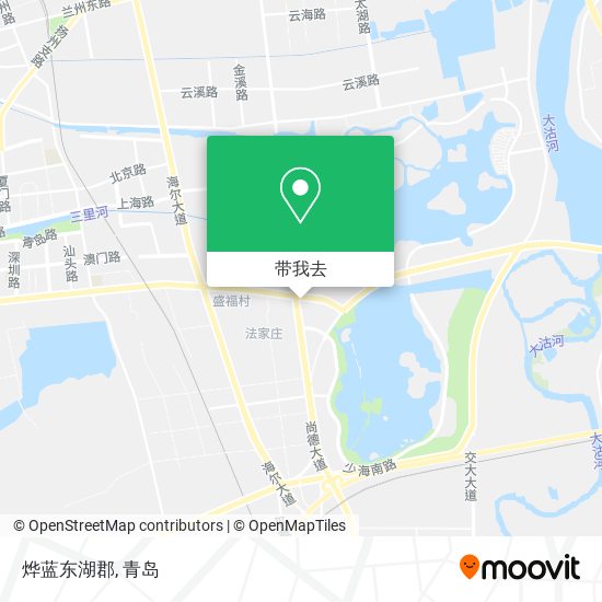烨蓝东湖郡地图