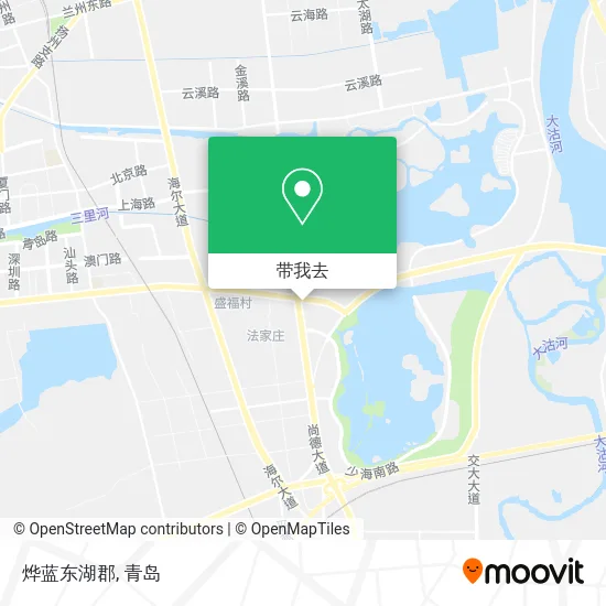 烨蓝东湖郡地图