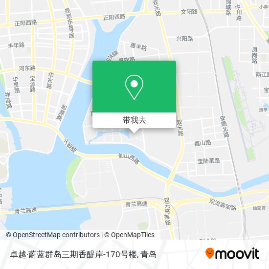 卓越·蔚蓝群岛三期香醍岸-170号楼地图
