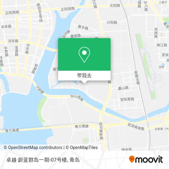 卓越·蔚蓝群岛一期-07号楼地图