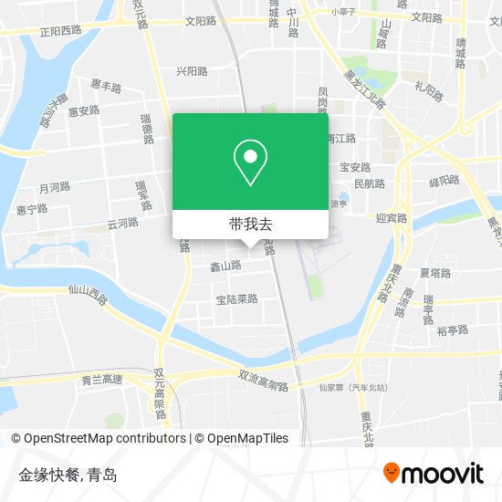金缘快餐地图