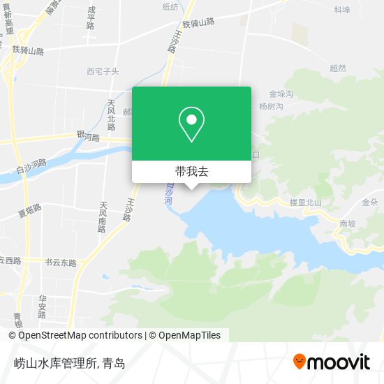 崂山水库管理所地图