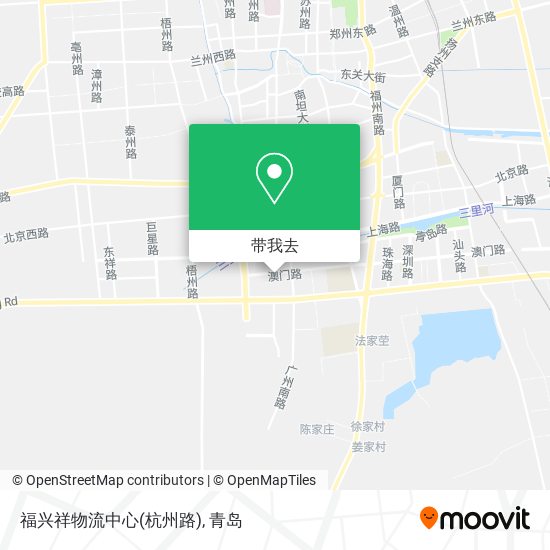 福兴祥物流中心(杭州路)地图