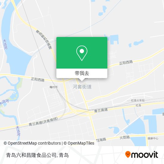 青岛六和昌隆食品公司地图