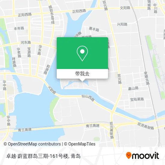 卓越·蔚蓝群岛三期-161号楼地图