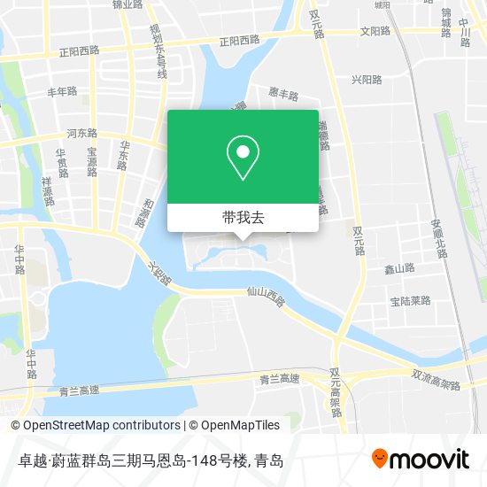 卓越·蔚蓝群岛三期马恩岛-148号楼地图