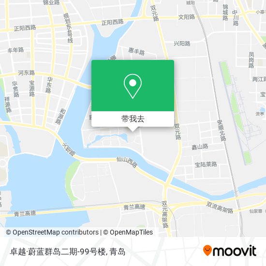 卓越·蔚蓝群岛二期-99号楼地图