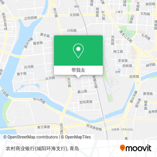 农村商业银行(城阳环海支行)地图
