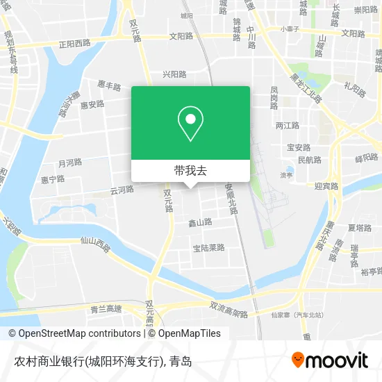 农村商业银行(城阳环海支行)地图