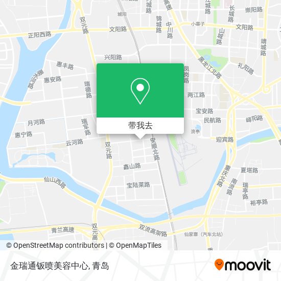 金瑞通钣喷美容中心地图