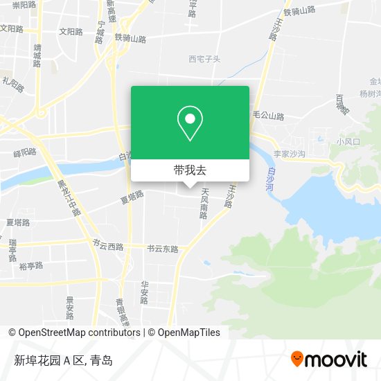 新埠花园Ａ区地图