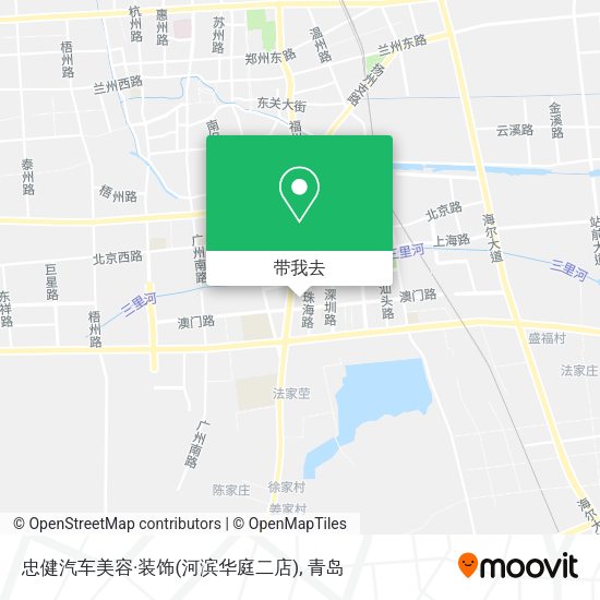 忠健汽车美容·装饰(河滨华庭二店)地图
