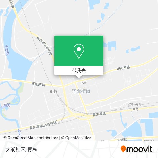 大涧社区地图