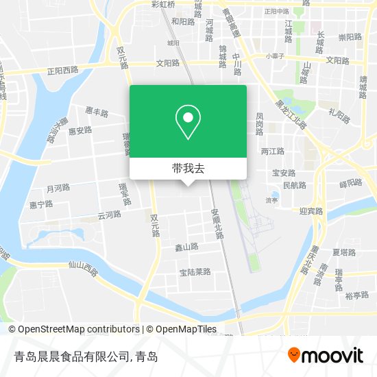 青岛晨晨食品有限公司地图
