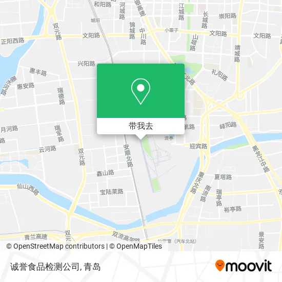诚誉食品检测公司地图