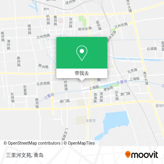 三里河文苑地图