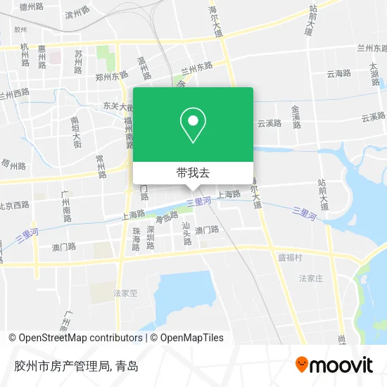 胶州市房产管理局地图