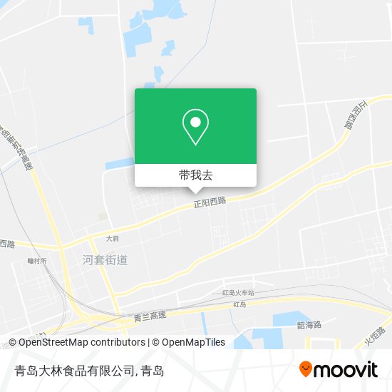 青岛大林食品有限公司地图