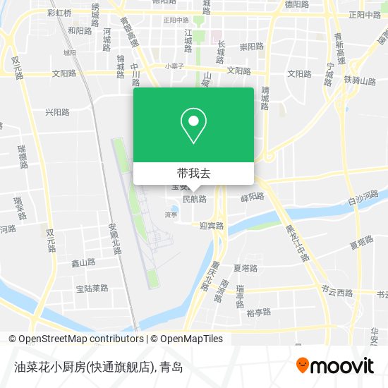 油菜花小厨房(快通旗舰店)地图