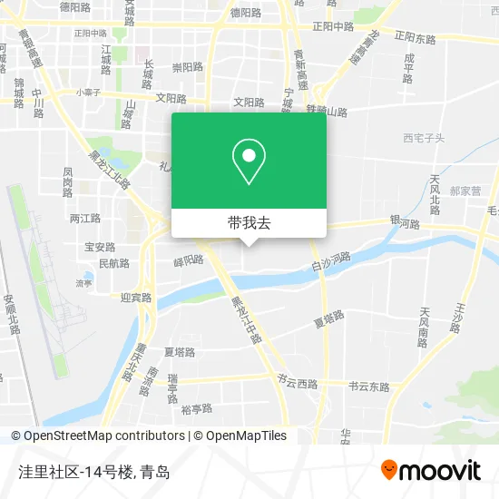 洼里社区-14号楼地图