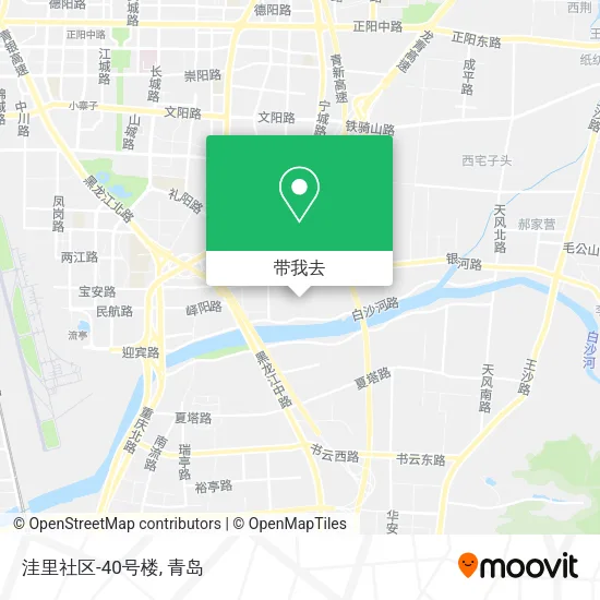 洼里社区-40号楼地图