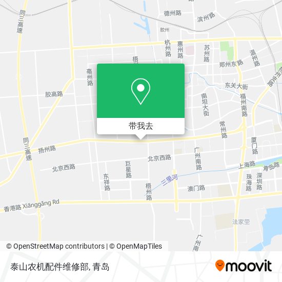 泰山农机配件维修部地图