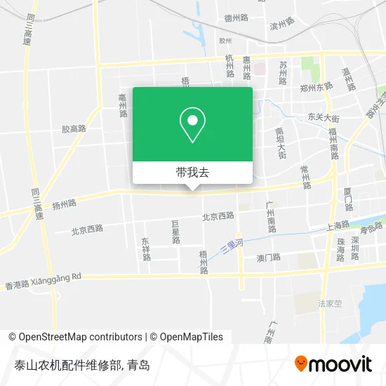 泰山农机配件维修部地图