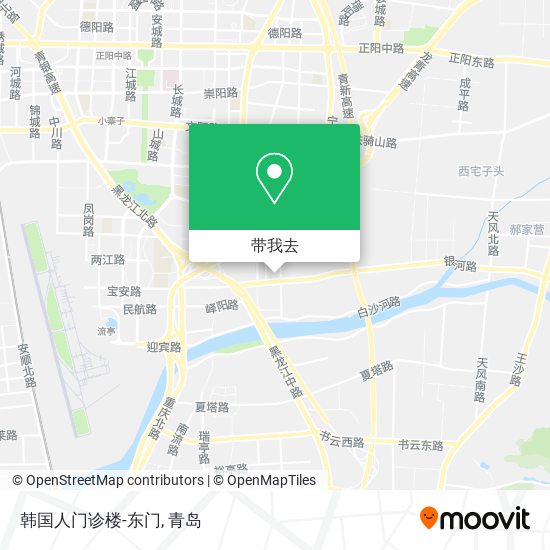 韩国人门诊楼-东门地图