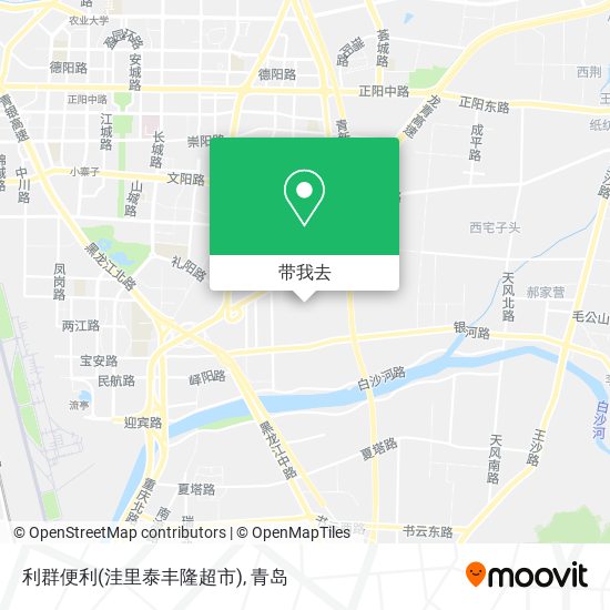 利群便利(洼里泰丰隆超市)地图