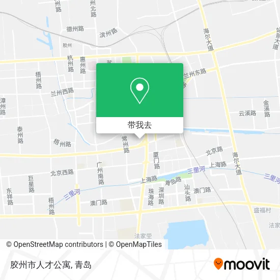 胶州市人才公寓地图