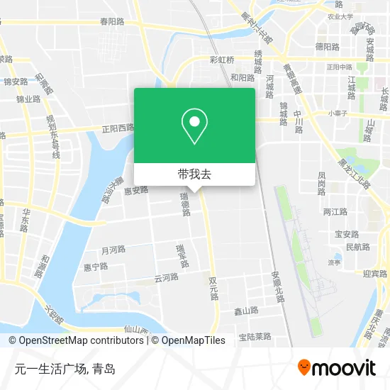 元一生活广场地图