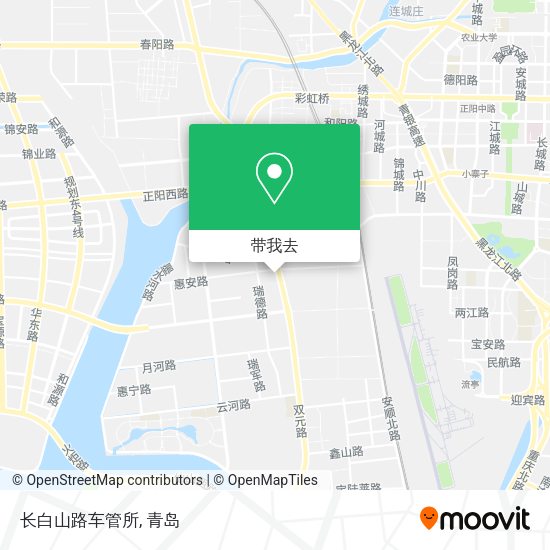 长白山路车管所地图