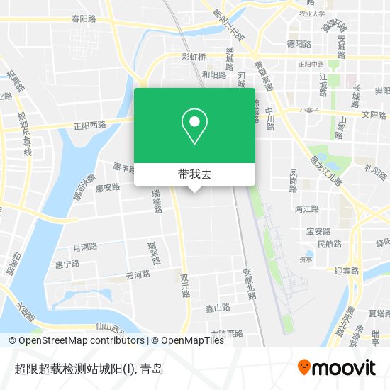 超限超载检测站城阳(Ⅰ)地图