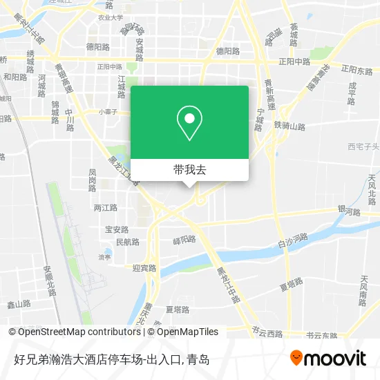 好兄弟瀚浩大酒店停车场-出入口地图