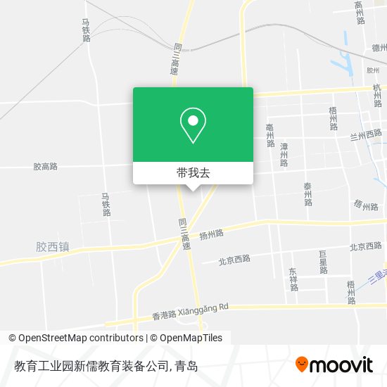 教育工业园新儒教育装备公司地图