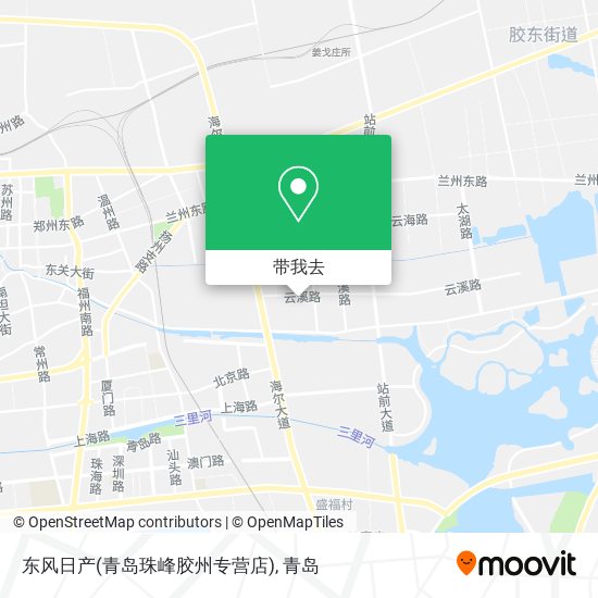 东风日产(青岛珠峰胶州专营店)地图