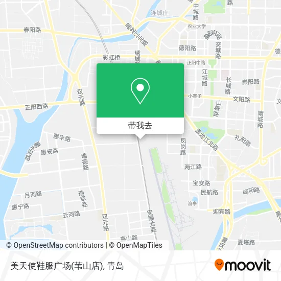 美天使鞋服广场(苇山店)地图