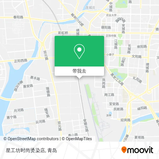 星工坊时尚烫染店地图