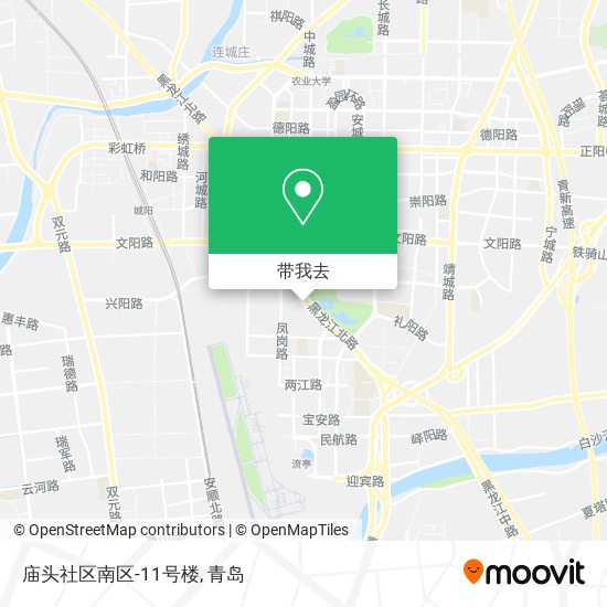 庙头社区南区-11号楼地图