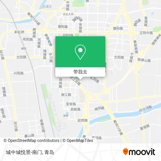 城中城悦景-南门地图