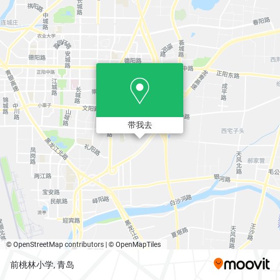 前桃林小学地图