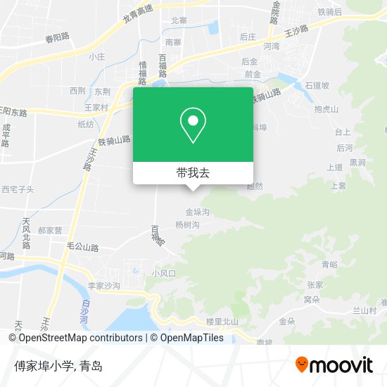 傅家埠小学地图