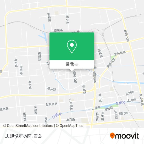 忠观悦府-A区地图